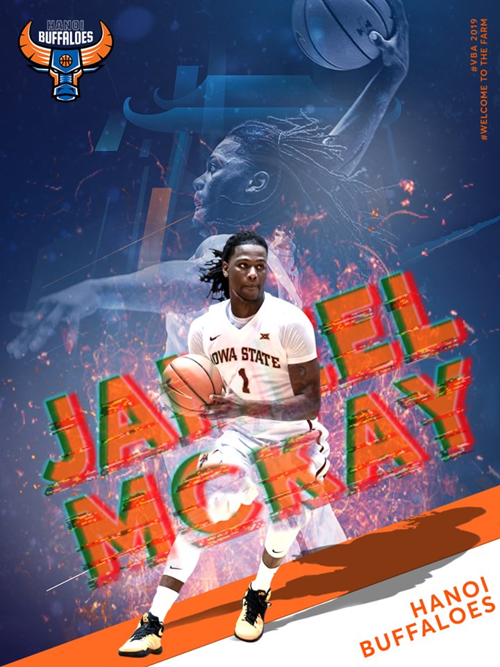 Hanoi Buffaloes công bố ngoại binh cực khủng Jameel McKay Hanoi Buffaloes công bố ngoại binh cực khủng Jameel McKay