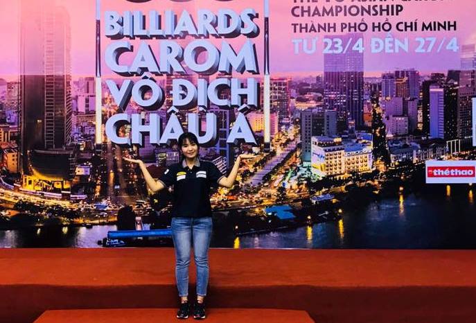 Vẻ đẹp hút hồn của “thánh nữ billiards” Campuchia tham dự giải vô địch châu Á tại TP.HCM