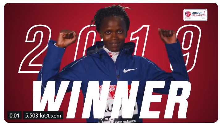 London Marathon 2019: Eliud Kipchoge lập kỷ lục mới, Brigid Kosgei lật đổ ngôi hậu London Marathon 2019: Eliud Kipchoge lập kỷ lục mới, Brigid Kosgei lật đổ ngôi hậu