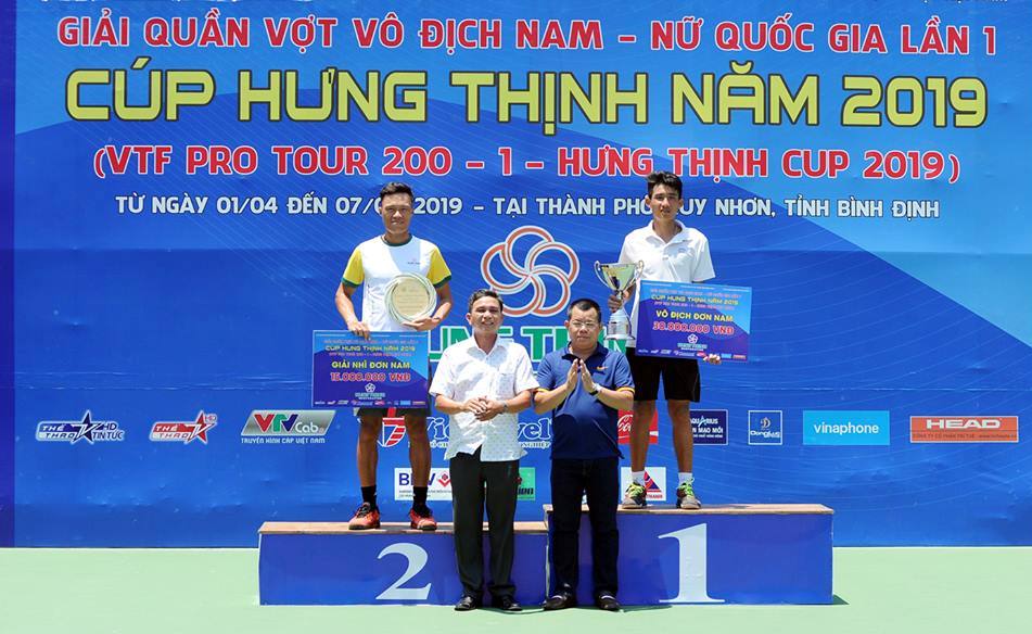 Đánh bại Phạm Minh Tuấn, Nguyễn Văn Phương vô địch giải tennis VTF Pro Tour 200 -1