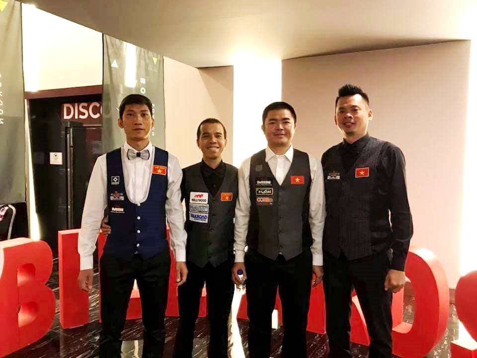 Trần Quyết Chiến và dàn hảo thủ Việt Nam đấu các cao thủ thế giới tại Giải billiards carom 3 băng World Cup TP.HCM 2019