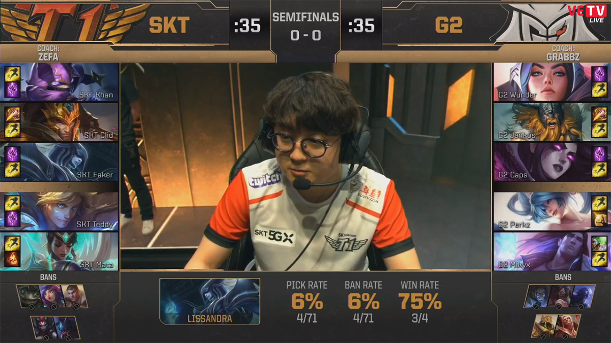 Kết quả bán kết 2 MSI 2019: G2 lội ngược dòng ngoạn mục! Kết quả bán kết 2 MSI 2019: G2 lội ngược dòng ngoạn mục!
