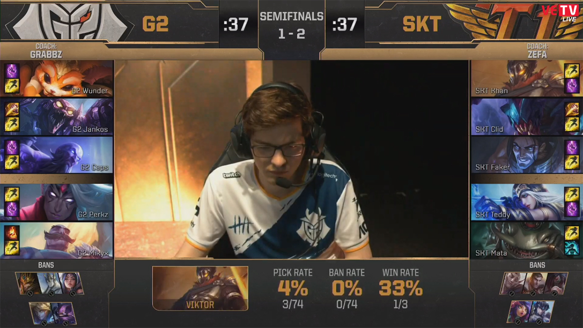 Kết quả bán kết 2 MSI 2019: G2 lội ngược dòng ngoạn mục! Kết quả bán kết 2 MSI 2019: G2 lội ngược dòng ngoạn mục!