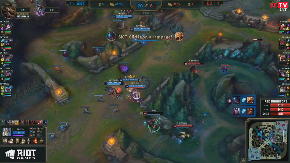 Kết quả bán kết 2 MSI 2019: G2 lội ngược dòng ngoạn mục! Kết quả bán kết 2 MSI 2019: G2 lội ngược dòng ngoạn mục!