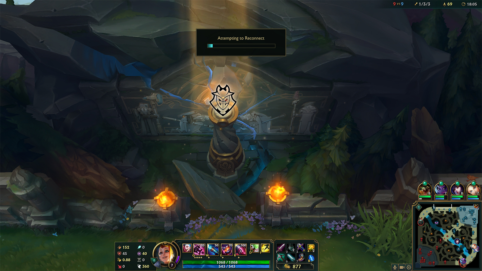 Logo của G2 xuất hiện trong Summoner Rift của... Bắc Mỹ Logo của G2 xuất hiện trong Summoner Rift của... Bắc Mỹ
