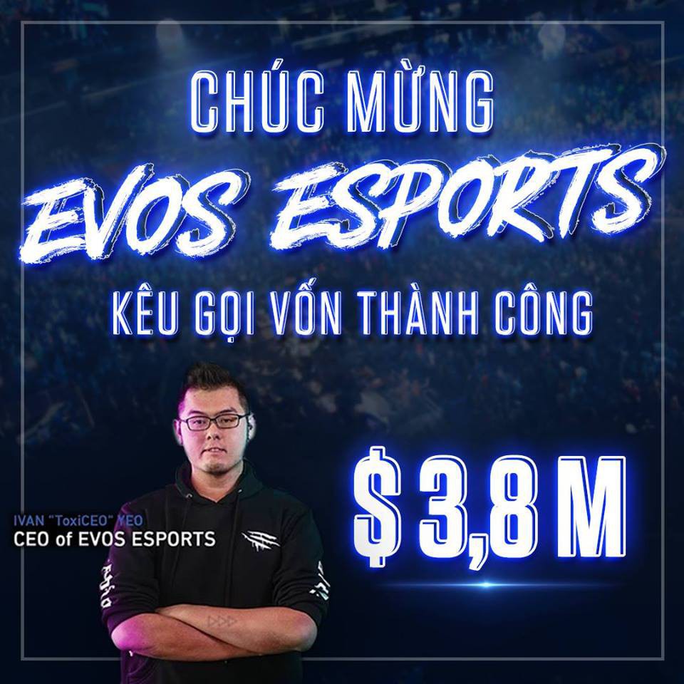 EVOS Esports kêu gọi vốn thành công, chuẩn bị công bố bom tấn mới?