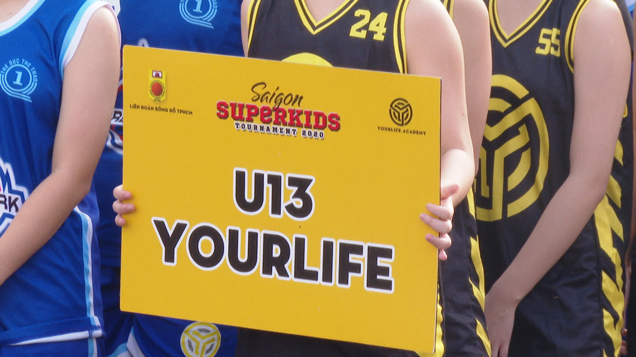 Khởi tranh giải bóng rổ cho trẻ em Saigon Superkids Tournament