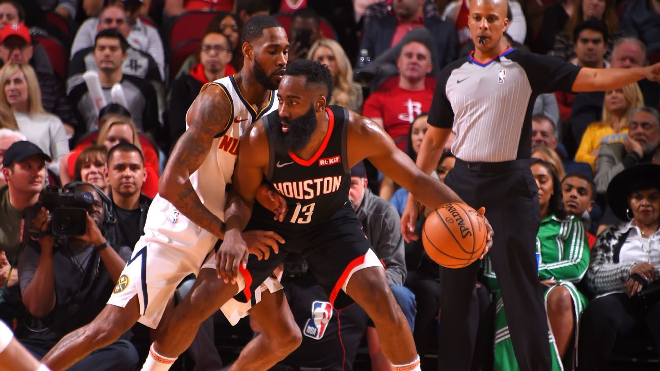 James Harden trở lại, Houston Rockets vùi dập Denver Nuggets