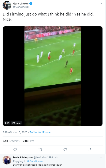 Firmino lại gây sốt với kỹ năng tinh tế ở trận Liverpool vs Sheffield United