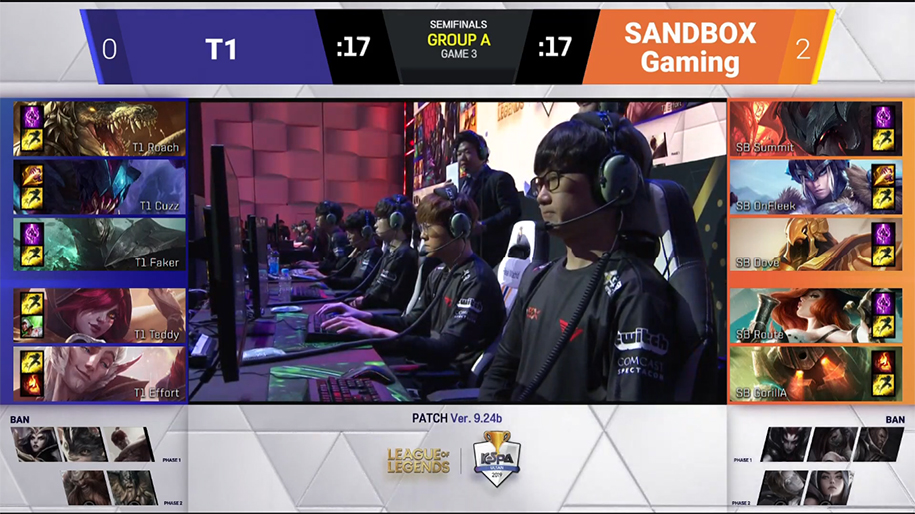 Kết quả bán kết KeSPA Cup 2019 ngày 3/1: T1 thua muối mặt trước SB