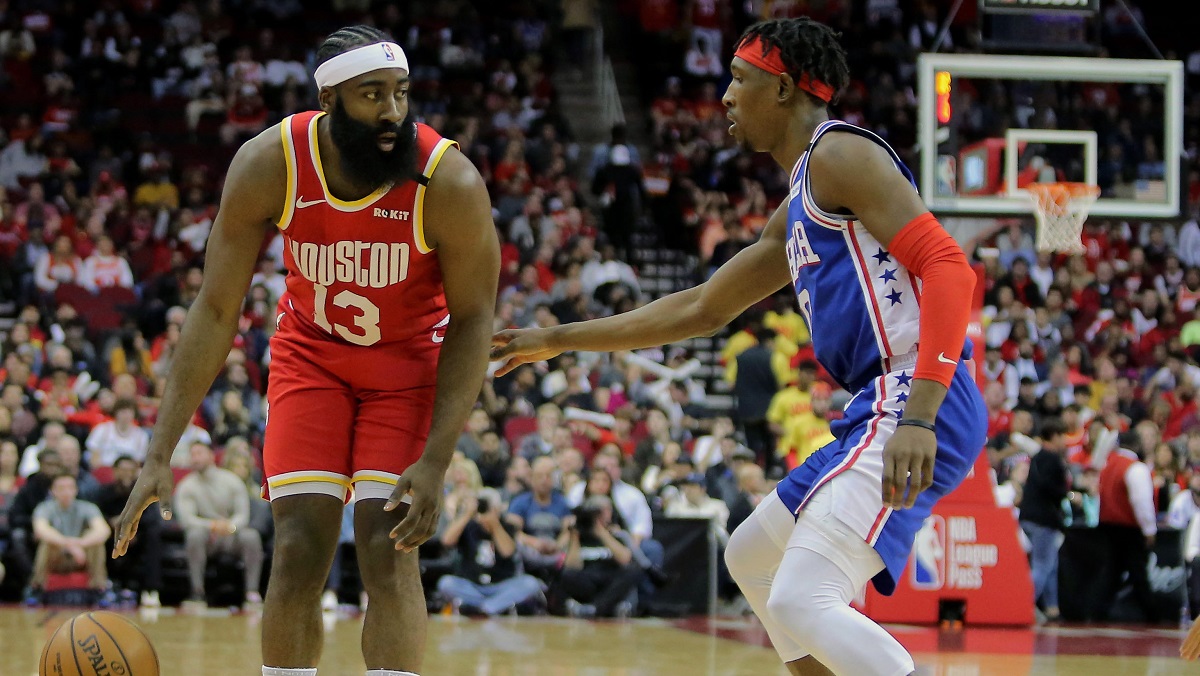 Hơn 40 điểm cùng với triple-doubles, James Harden đã "knock-out" Philadelphia 76ers