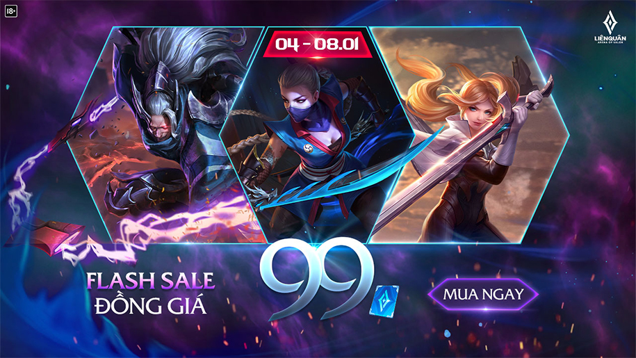Sự kiện Lễ Hội Mùa Xuân Liên Quân Mobile: Đăng nhập là có quà