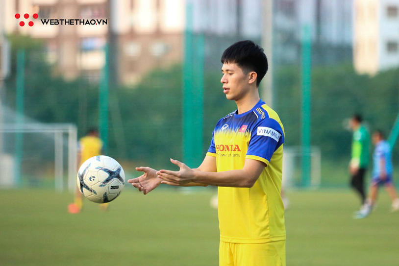 Đình Trọng trở lại tập luyện cùng U23 Việt Nam