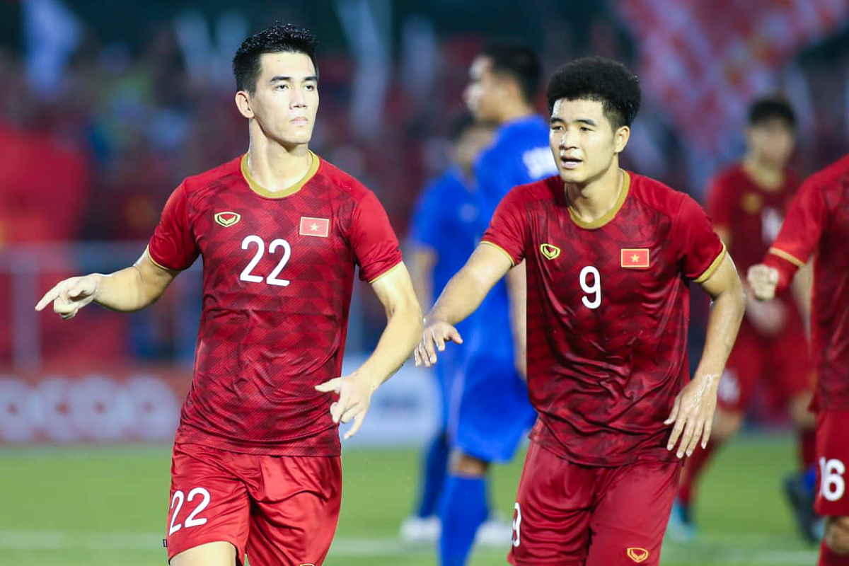 U23 Việt Nam sẵn sàng với phương án "song sát" Tiến Linh - Đức Chinh
