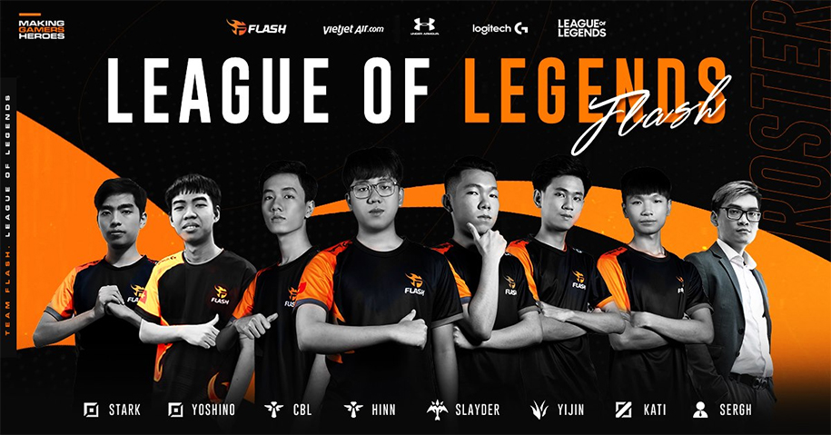 Đội hình Team Flash VCS Mùa Xuân 2020: Đội hình tài năng trẻ + Stark
