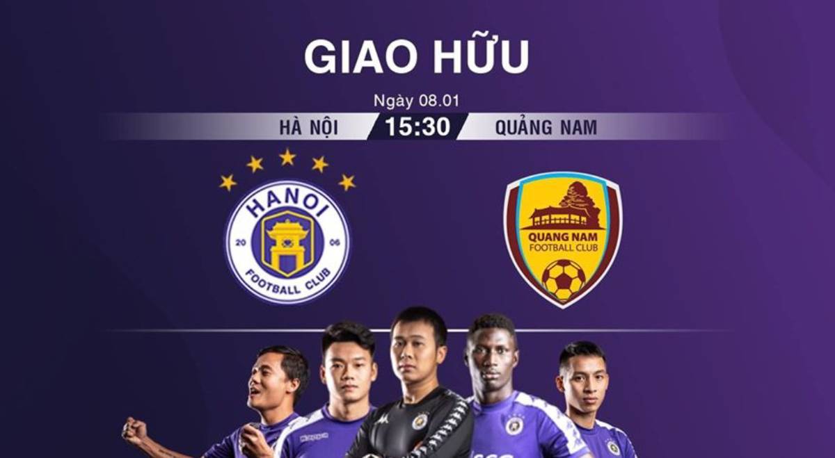 Trực tiếp Hà Nội FC vs Quảng Nam: Bài test đầu tiên