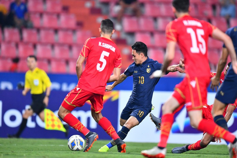 U23 Thái Lan vùi dập U23 Bahrain bằng cơn mưa bàn thắng
