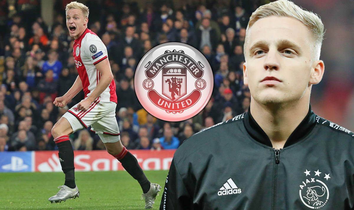 MU choáng khi Ajax hét giá cho tiền vệ Van de Beek