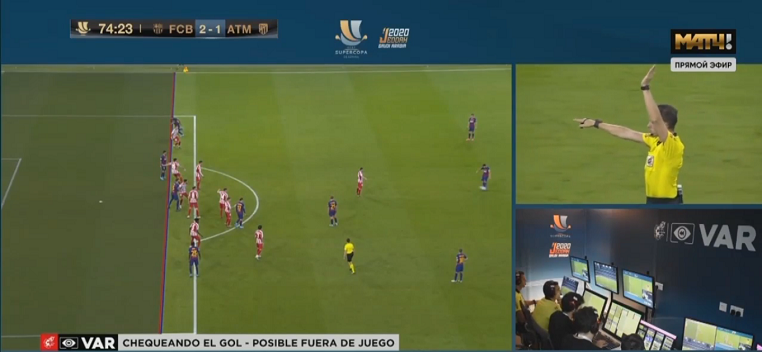 VAR tước bỏ 2 bàn thắng của Barca trong 13 phút gây tranh cãi