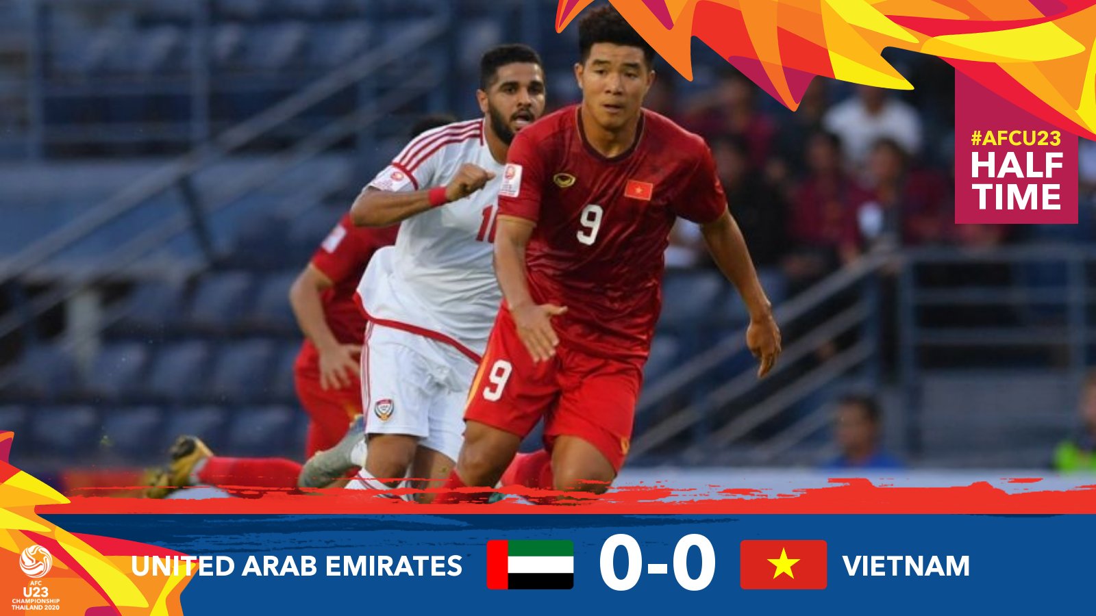 Kết quả U23 Việt Nam vs U23 UAE (0-0): Hòa kịch tính, U23 Việt Nam có điểm đầu tiên