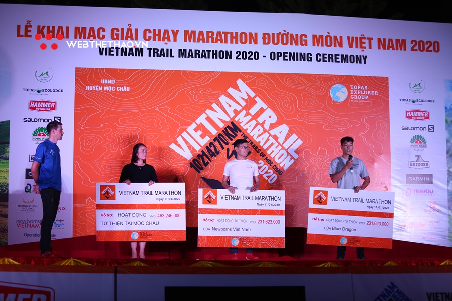 Gần 1 tỷ đồng được Vietnam Trail Marathon 2020 đóng góp cho cộng đồng Gần 1 tỷ đồng được Vietnam Trail Marathon 2020 đóng góp cho cộng đồng