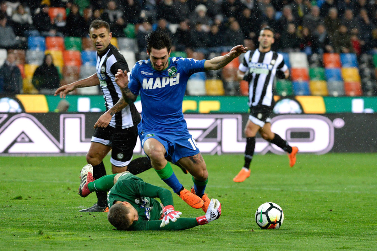 Soi kèo Udinese vs Sassuolo, 18h30 ngày 12/01 (Serie A 2019/2020)