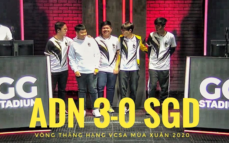 Đội hình Adonis Esports VCS Mùa Xuân 2020