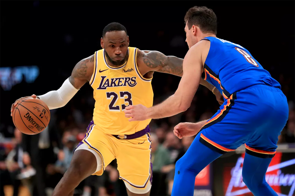 Nhận định NBA: Los Angeles Lakers vs Oklahoma City Thunder (ngày 12/1, 8h00)