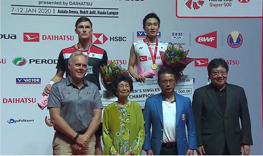 Kết quả cầu lông hôm nay, 12/1: Momota chinh phục Malaysia
