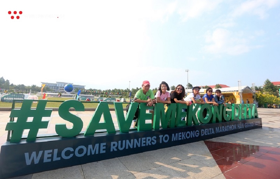 Chạy Mekong Delta Marathon 2020 chung tay chống biến đối khí hậu