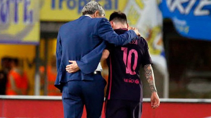 HLV mới của Barca tiết lộ về ngày đầu gặp Messi trên sân tập