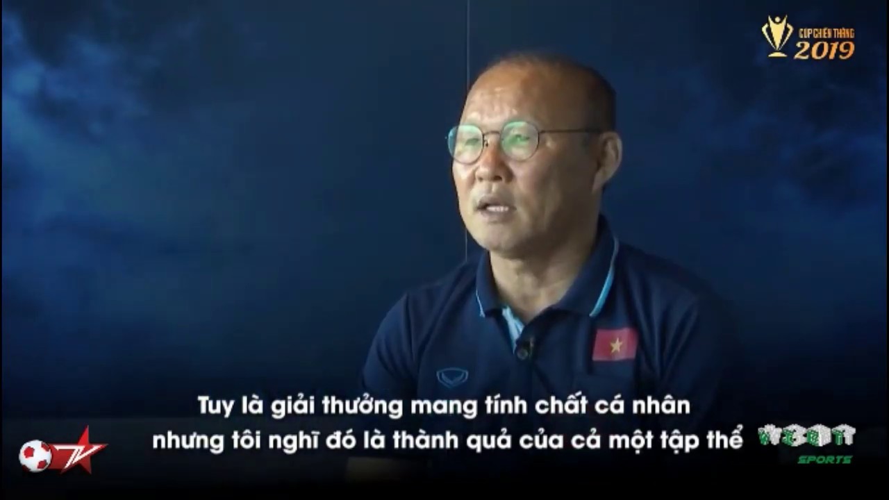 HLV Park Hang Seo dành giải thưởng Cúp Chiến thắng 2019 tặng bệnh nhi bị bệnh tim