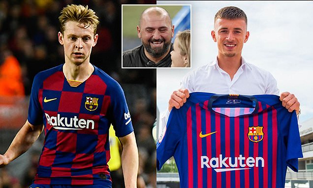 Barca thải hồi con trai siêu cò giúp CLB thực hiện bom tấn De Jong