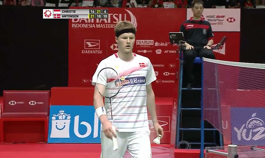 Kết quả cầu lông hôm nay, 17/1: Anders Antonsen loại hy vọng số 1 của chủ nhà Indonesia