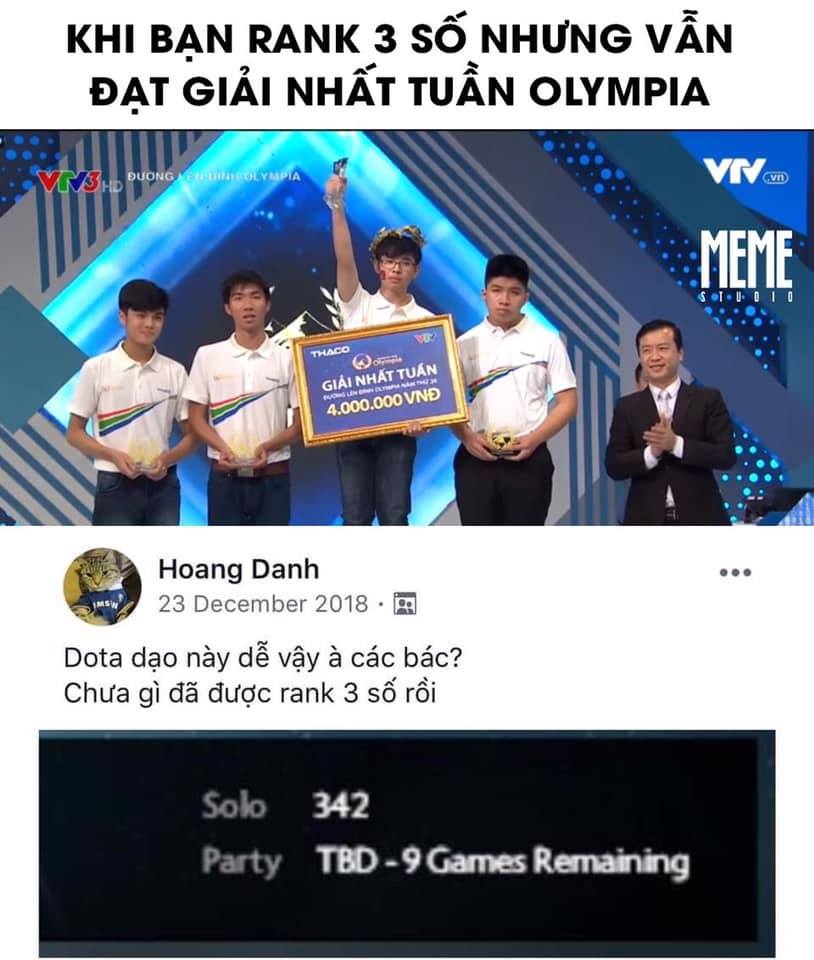 Game thủ Dota 2 trở thành nhà vô địch Đường Lên Đỉnh Olympia