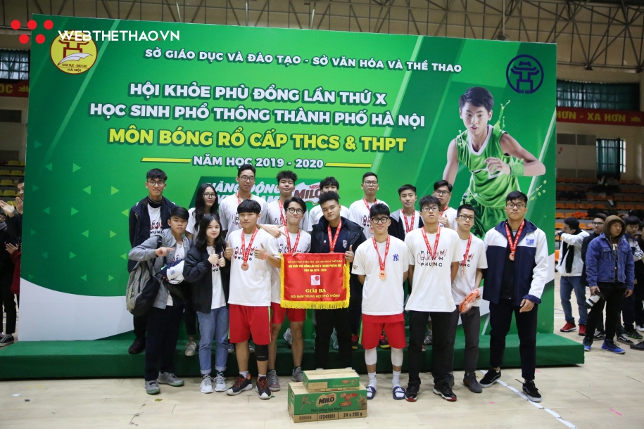 Chùm ảnh: Khoảnh khắc đăng quang tại giải Bóng rổ HKPĐ Hà Nội