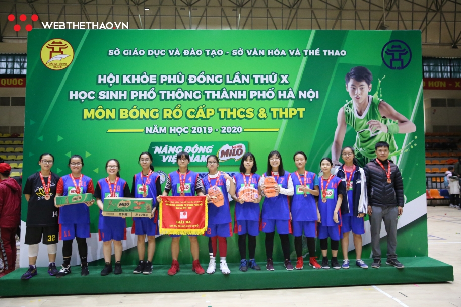 Chùm ảnh: Khoảnh khắc đăng quang tại giải Bóng rổ HKPĐ Hà Nội