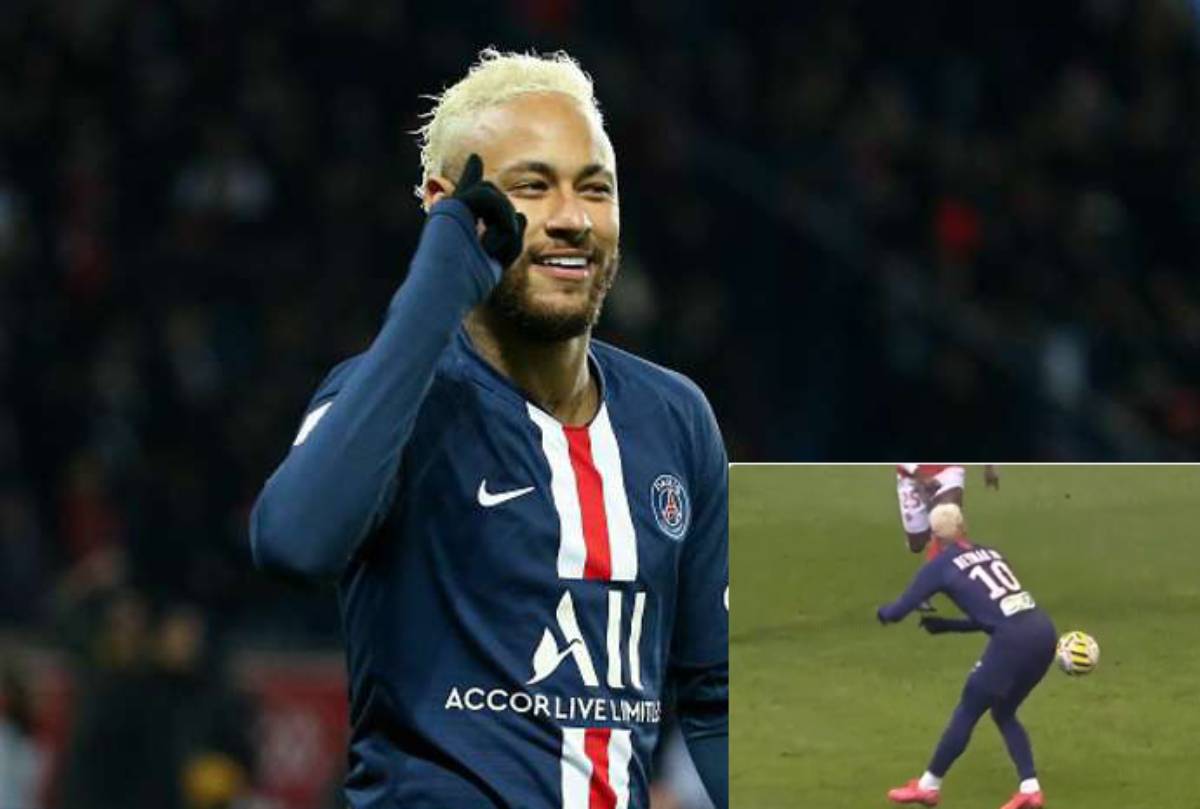Neymar khiến đối phương “hớ” nặng với pha chuyền bóng bằng… mông