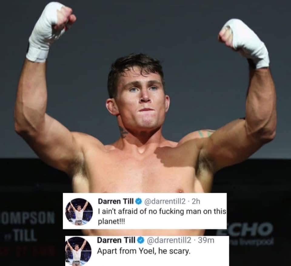 Những lần Darren Till hèn công khai trước Yoel Romero