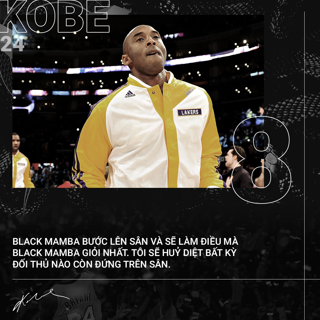 Kobe Bryant và 8 câu nói bất tử trong lòng các baller Kobe Bryant và 8 câu nói bất tử trong lòng các baller