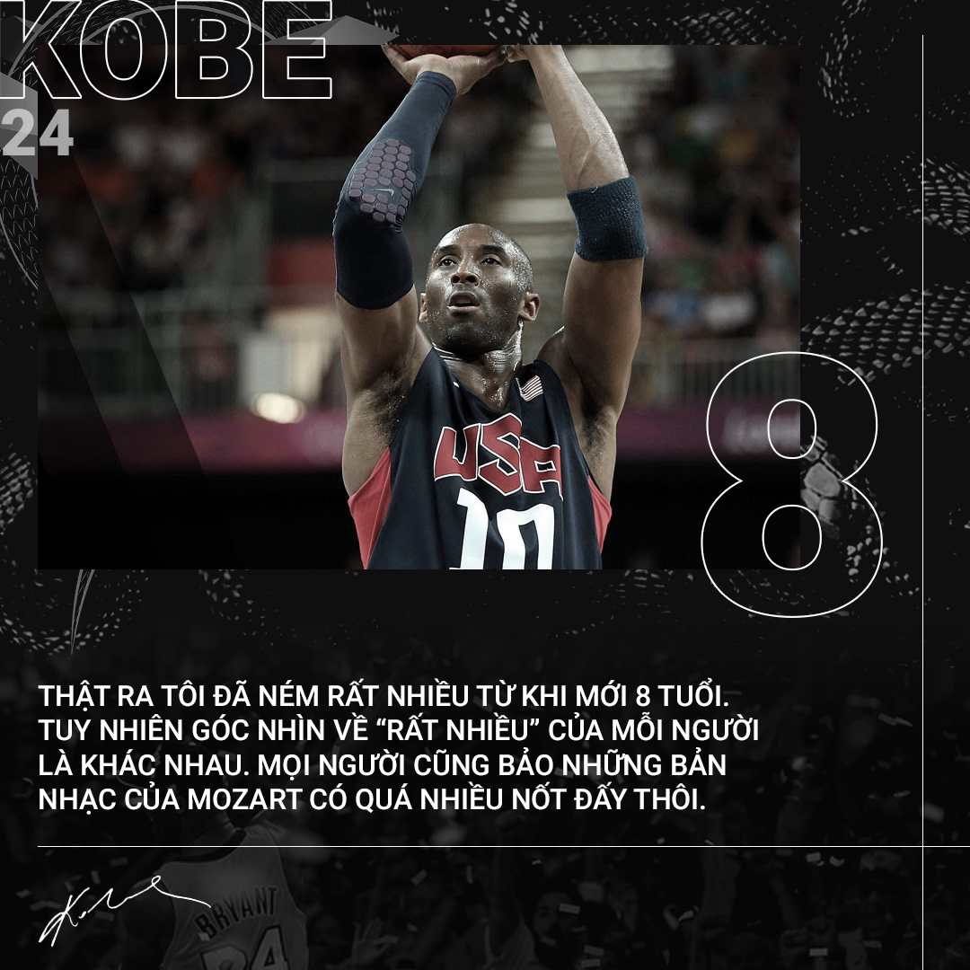 Kobe Bryant và 8 câu nói bất tử trong lòng các baller Kobe Bryant và 8 câu nói bất tử trong lòng các baller