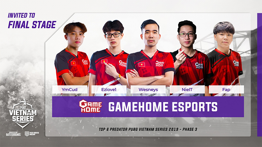 PUBG Vietnam Series Spring 2020 công bố đội hình 6 đội tuyển hạt giống