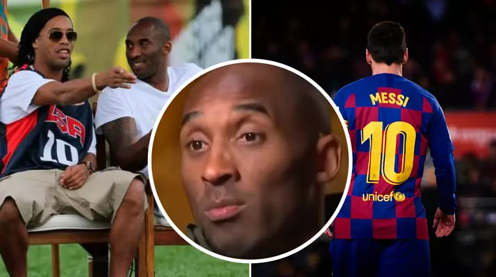 Ronaldinho từng giới thiệu Messi năm 17 tuổi với huyền thoại Kobe Bryant