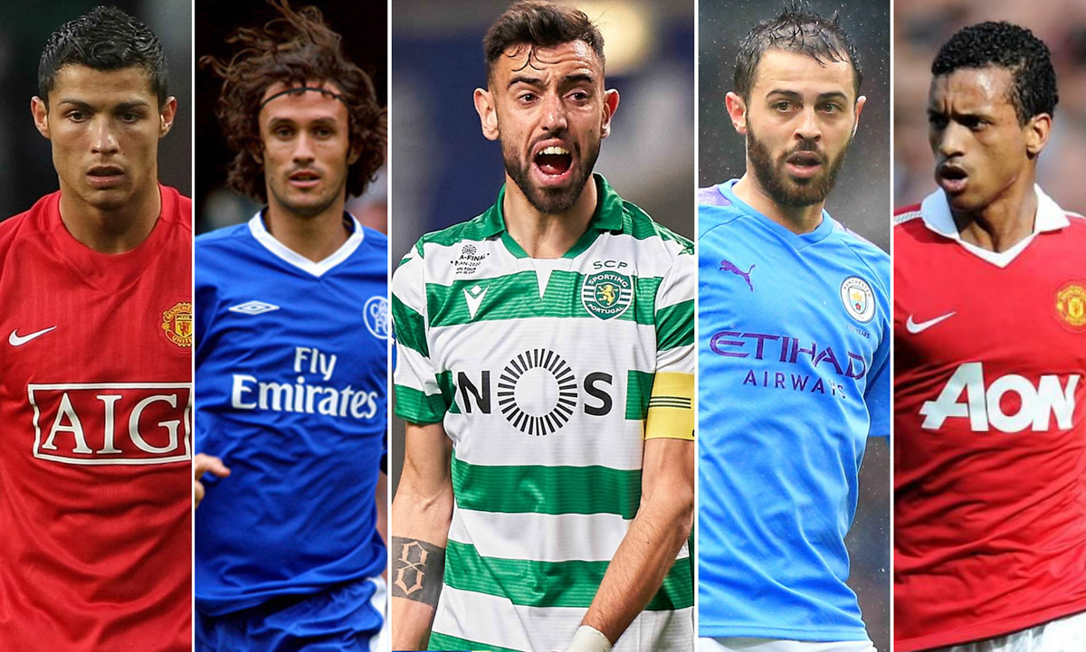 Fernandes và Ronaldo trong top cầu thủ Bồ Đào Nha nổi tiếng nhất ở Anh