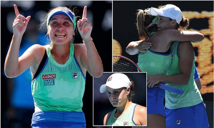 Kết quả Úc Mở rộng ngày 30/1: Địa chấn chôn vùi Top 3 thế giới Barty và Halep