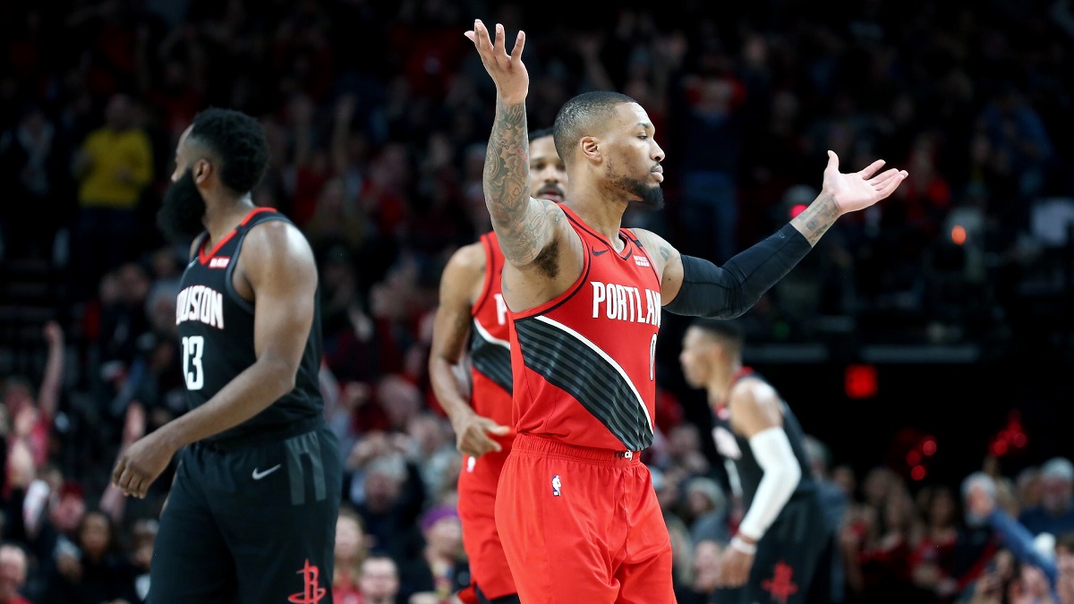 Với thành tích khủng, Damian Lillard làm "tịt ngòi" dàn tên lửa Houston Rockets