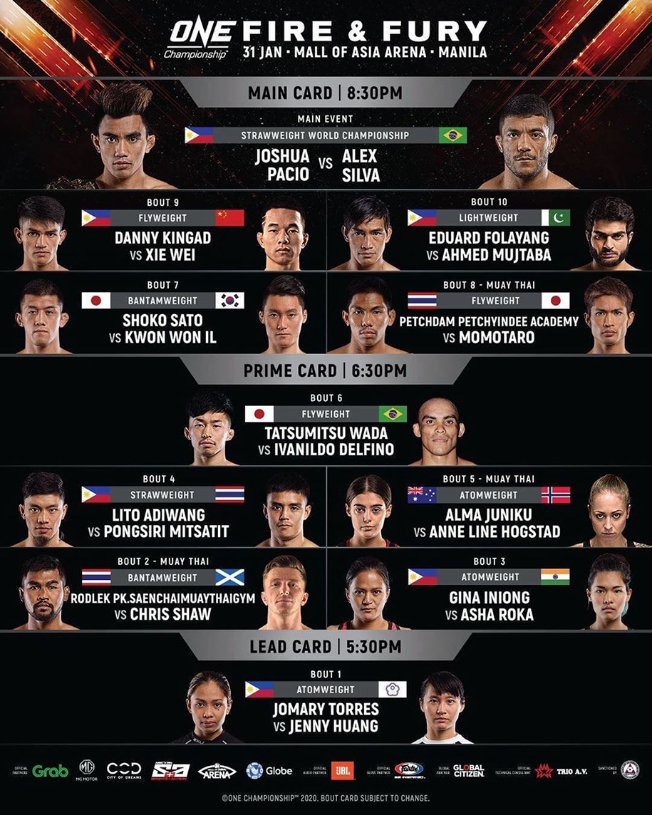 ONE Championship: Fire & Fury - Joshua Pacio bảo vệ đai đầy thuyết phục