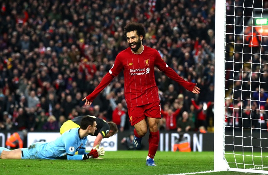 Salah đóng vai vua sân nhà của Liverpool với thành tích chỉ sau Messi Salah đóng vai vua sân nhà của Liverpool với thành tích chỉ sau Messi
