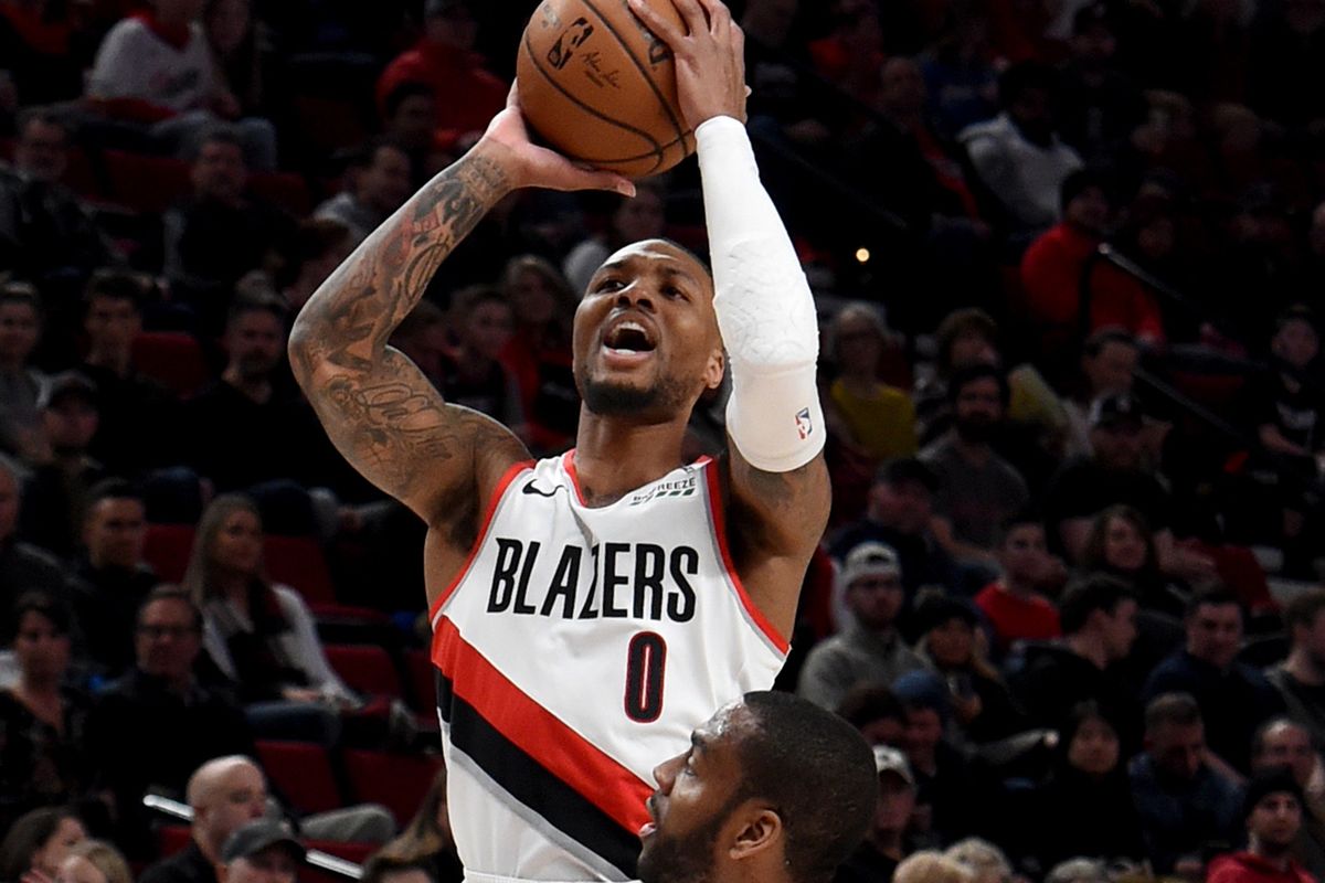 Damian Lillard tham dự cuộc thi ném 3 điểm tại NBA All-star 2020