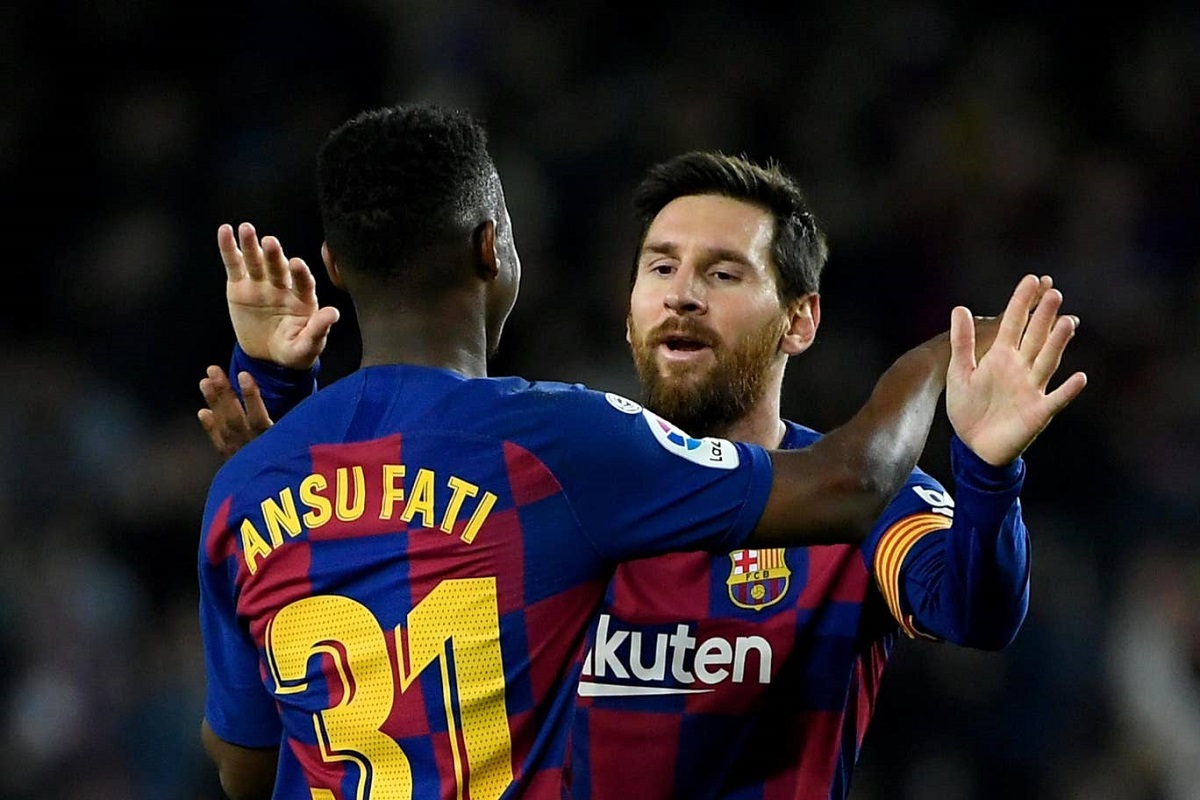 Ansu Fati lập kỷ lục với Barca với 2 đường kiến tạo từ Messi